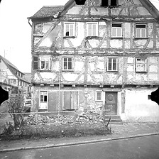 Photogrammetrische Aufnahme
Ansicht West, 1977 / Wohnhaus in 73235 Weilheim an der Teck Photogrammetrische Aufnahme
Ansicht West, 1977 / Wohnhaus in 73235 Weilheim an der Teck