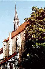 Ansicht des Chores von SO / Franziskanerkirche in 73728 Esslingen am Neckar