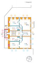 Engelsbrand, Schulstraße 14, Altes Rat- und Schuhlaus, Bauphasenplan 1. Obergeschoss / Altes Rat- und Schulhaus in 75331 Engelsbrand Engelsbrand, Schulstraße 14, Altes Rat- und Schuhlaus, Bauphasenplan 1. Obergeschoss / Altes Rat- und Schulhaus in 75331 Engelsbrand