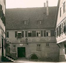 Bild aus den 1930er Jahren (StadtA SHA AL/0040) / Wohnhaus in 74523 Schwäbisch Hall Bild aus den 1930er Jahren (StadtA SHA AL/0040) / Wohnhaus in 74523 Schwäbisch Hall