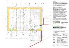 Friolzheim, Marktplatz 11, Zehntscheuer, Bauphasenplan Erdgeschoss / Zehntscheuer in 71292 Friolzheim Friolzheim, Marktplatz 11, Zehntscheuer, Bauphasenplan Erdgeschoss / Zehntscheuer in 71292 Friolzheim