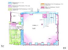 Heidelberg, Hauptstraße 131, Bauphasenplan Erdgeschoss / Wohn- und Geschäftshaus in 69117 Heidelberg, Altstadt