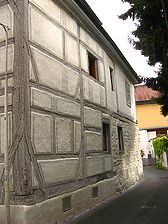 Konstanz, Niederburggasse 9 Ecke Tulengasse; Blick in die Tulengasse / Ehem. Domstifts-Pfründhaus in 78462 Konstanz