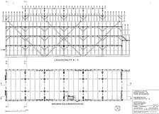 Längsschnitt Nordwesten, Grundriss (Crowell Architekten) / Tabakschuppen in 76353 Weingarten, Weingarten (Baden)