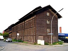 Tabakschuppen, Ansicht von Nordosten
(Crowell Architekten) / Tabakschuppen in 76353 Weingarten, Weingarten (Baden)