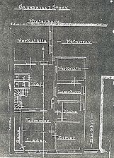 Wohn- und Geschäftshaus, Grundriss EG, um 1900,
Urheber: Marburg, Freies Institut für Bauforschung und Dokumentation e.V. / Wohn- und Geschäftshaus in 69117 Heidelberg-Altstadt