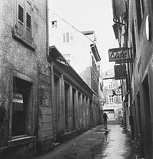 Tirolergasse, Blick gen Sueden (um 1960) / Wohnhaus in 78426 Konstanz