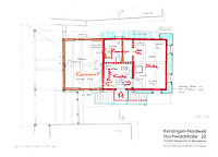 Grundrissentwicklungsplan / Hochwaldstr. 25 in 79341 Kenzingen, Nordweil (30.09.1999 - Dipl.-Ing. Stefan King, Kandelstr. 8, Freiburg.)