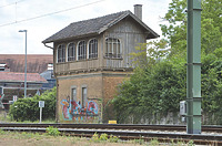 Ansicht von Nordwesten / Stellwerk 1 in 74189 Weinsberg (01.06.2015 - strebewerk)
