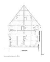 Herbholzheim, Hauptsrasse 105, Rekonstruktion der westlichen Giebelansicht / Wohn- und Geschäftshaus in 79336 Herbolzheim Herbholzheim, Hauptsrasse 105, Rekonstruktion der westlichen Giebelansicht / Wohn- und Geschäftshaus in 79336 Herbolzheim