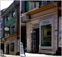 Straßenfassade Haus D mit historistischer Ladenfront / Wohn- und Geschäftshaus (Haus D) in 79098 Freiburg, Altstadt (02.05.2008 - Baukern (Löbbecke)) Straßenfassade Haus D mit historistischer Ladenfront / Wohn- und Geschäftshaus (Haus D) in 79098 Freiburg, Altstadt (02.05.2008 - Baukern (Löbbecke))