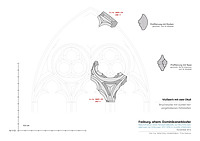 Maßwerkteile aus dem ehem. Dominikanerkloster in 79098 Freiburg, Altstadt (12.01.2016 - Stefan King) Maßwerkteile aus dem ehem. Dominikanerkloster in 79098 Freiburg, Altstadt (12.01.2016 - Stefan King)