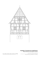 Rekonstruktionsplan östlicher Giebel / Alte Friedhofskirche in 72362 Nusplingen (02.02.2016 - Stefan King)