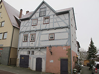 Ansicht des Gebäudes von Norden / Weingärtnerhaus in 73630 Remshalden-Geradstetten (06.02.2013 - Markus Numberger, Esslingen)