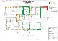 Bauphasenplan des Erdgeschosses / Doppel-Wohnhaus in 73430 Aalen (03.03.2016 - Markus Numberger, Esslingen)