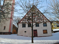 ehem. Gasthaus Hirschen in 78073 Bad Dürrheim, Hochemmingen (10.03.2016 - LDA Freiburg, Dokumentationsarchiv)
