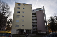 Gebäude A Außen Nord / Wohnsiedlung "Rauher Kapf" in 71032 Böblingen, Rauher Kapf (11.12.2015 - strebewerk.)