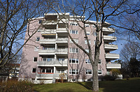 Gebäude A Außen Süd / Wohnsiedlung "Rauher Kapf" in 71032 Böblingen, Rauher Kapf (11.12.2015 - strebewerk.)