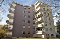 Gebäude B Außen Ost / Wohnsiedlung "Rauher Kapf" in 71032 Böblingen, Rauher Kapf (11.12.2015 - strebewerk.)