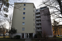 Gebäude C Außen Nord / Wohnsiedlung "Rauher Kapf" in 71032 Böblingen, Rauher Kapf (11.12.2015 - strebewerk.)