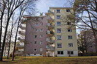 Gebäude C Außen Ost / Wohnsiedlung "Rauher Kapf" in 71032 Böblingen, Rauher Kapf (11.12.2015 - strebewerk.)