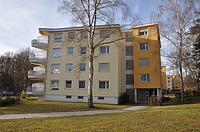 Gebäude D Außen Ost / Wohnsiedlung "Rauher Kapf" in 71032 Böblingen, Rauher Kapf (11.12.2015 - strebewerk.)