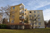 Gebäude D Außen West / Wohnsiedlung "Rauher Kapf" in 71032 Böblingen, Rauher Kapf (11.12.2015 - strebewerk.)