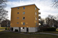 Gebäude E Außen Nord / Wohnsiedlung "Rauher Kapf" in 71032 Böblingen, Rauher Kapf (11.12.2015 - strebewerk.)