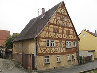 Ansicht des Gebäudes von Westen (2011) / Wohnhaus in 97950 Großrindenfeld, Großrinderfeld (21.10.2011 - Markus Numberger, Esslingen)