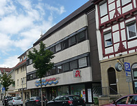 Neubau 1975  Südwestseite / Wohn- und Geschäftshaus in 74354 Besigheim (15.07.2016 - M.Haußmann)