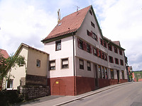 Süd- Ostseite / Wohn- und Geschäftshaus in 74354 Besigheim (Denkmalpflegerischer Werteplan,  Gesamtanlage Besigheim  Regierungspräsidium Stuttgart)
