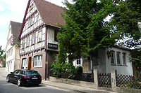 Süd- Ostseite, rechts Kegelbahn / Ehem. Gasthaus "Zur Krone" in 74354 Besigheim (16.07.2016 - M.Haußmann)