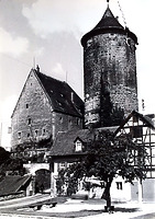 Historische Ausnahme; Ansicht von Südost / Sog. Steinhaus, ehem. Fruchtkasten und Gefängnis in 74354 Besigheim (Stadtarchiv Besigheim)
