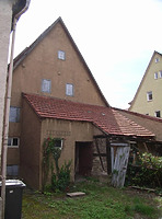 Rückseite des ehemaligen Gebäudes Kirchstraße 57 / Weingärtnerhaus, abgegangen in 74354 Besigheim (Denkmalpflegerischer Werteplan,  Gesamtanlage Besigheim  Regierungspräsidium Stuttgart)