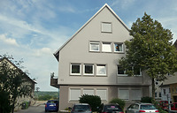 Westseite 2016 / Wohnhaus und Scheune mit Sommerstube (beides abgegangen) in 74354 Besigheim (23.09.2016 - M.Haußmann)
