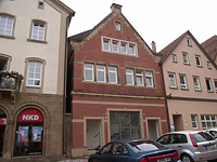 Nsicht von Nordwest / Wohn- und Geschäftshaus in 74354 Besigheim (Denkmalpflegerischer Werteplan, Gesamtanlage Besigheim, Regierungspräsidium Stuttgart)