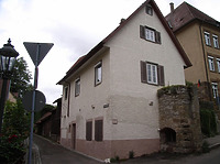 Westseite / Wohnhaus in 74354 Besigheim (Denkmalpflegerischer Werteplan,  Gesamtanlage Besigheim  Regierungspräsidium Stuttgart)