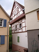 Südostseite / Wohnhaus in 74354 Besigheim (Denkmalpflegerischer Werteplan,  Gesamtanlage Besigheim  Regierungspräsidium Stuttgart)