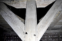 Detail Abbundzeichen Bandstrebe / Historischer Einfirsthof in 72336 Balingen, Ostdorf (24.02.2016 - strebewerk. Architekten GmbH) Detail Abbundzeichen Bandstrebe / Historischer Einfirsthof in 72336 Balingen, Ostdorf (24.02.2016 - strebewerk. Architekten GmbH)