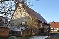 Ansicht Ost / Historischer Einfirsthof in 72336 Balingen, Ostdorf (24.02.2016 - strebewerk. Architekten GmbH) Ansicht Ost / Historischer Einfirsthof in 72336 Balingen, Ostdorf (24.02.2016 - strebewerk. Architekten GmbH)