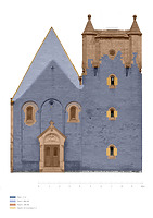 Bauphasenplan  / Johanneskirche in 72827 Wannweil (30.07.2016 - Timm Radt, Plangrundlage Fischer Photogrammetrie)