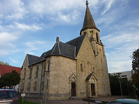 Wannweil, Kirche / Johanneskirche in 72827 Wannweil (25.07.2016 - Timm Radt)