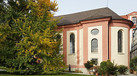Südostansicht / Schlosskirche St. Marien in 78465 Konstanz-Litzelstetten, Insel Mainau (2018 - strebewerk. Architekten GmbH) Südostansicht / Schlosskirche St. Marien in 78465 Konstanz-Litzelstetten, Insel Mainau (2018 - strebewerk. Architekten GmbH)
