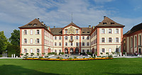 Schloss Mainau, Ansicht von Westen / Schloss Mainau in 78465 Konstanz-Litzelstetten, Insel Mainau (07.09.2013 - strebewerk.Architekten)