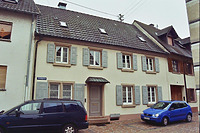 Riegel am Kaiserstuhl, Schlossgasse 10- Nordwestansicht / Wohnhaus in 79359 Riegel am Kaierstuhl (Landesamt für Denkmalpflege Freiburg, Bildarchiv)