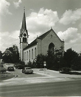 Kath. Pfarrkirche St. Nikolaus, Rielasingen- Worblingen- Südansicht / Kath. Pfarrkirche St. Nikolaus in 78239 Rielasingen-Worblingen (Landesamt für Denkmalpflege Freiburg, Bildarchiv)