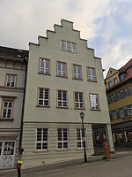 nördliche Giebelseite des Westflügels / Ehem. Hauptpost in 78628 Rottweil (17.10.2025 - Christin Aghegian-Rampf)