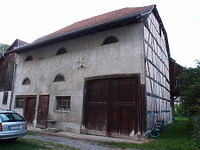 Büsingen, Junkerstraße 66- Südostansicht / Scheunenkomplex Bauteil I - III in 78266 Büsingen, Büsingen am Hochrhein (Landesamt für Denkmalpflege Freiburg, Bildarchiv)