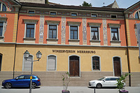 Fassade, mittlerer Bereich / Kellerei- und Wohngebäude in 88701 Meersburg (Juni 2017 - christoph kleiber denkmalmanagement) Fassade, mittlerer Bereich / Kellerei- und Wohngebäude in 88701 Meersburg (Juni 2017 - christoph kleiber denkmalmanagement)