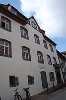 Rottweil, Hochmaiengasse 16- Musikschule, Nordostansicht / Städtische Musikschule in 78628 Rottweil (Landesamt für Denkmalpflege Freiburg, Bildarchiv)